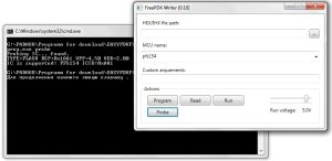 Интерфейс FreePDK для прошивки микроконтроллеров PADAUK